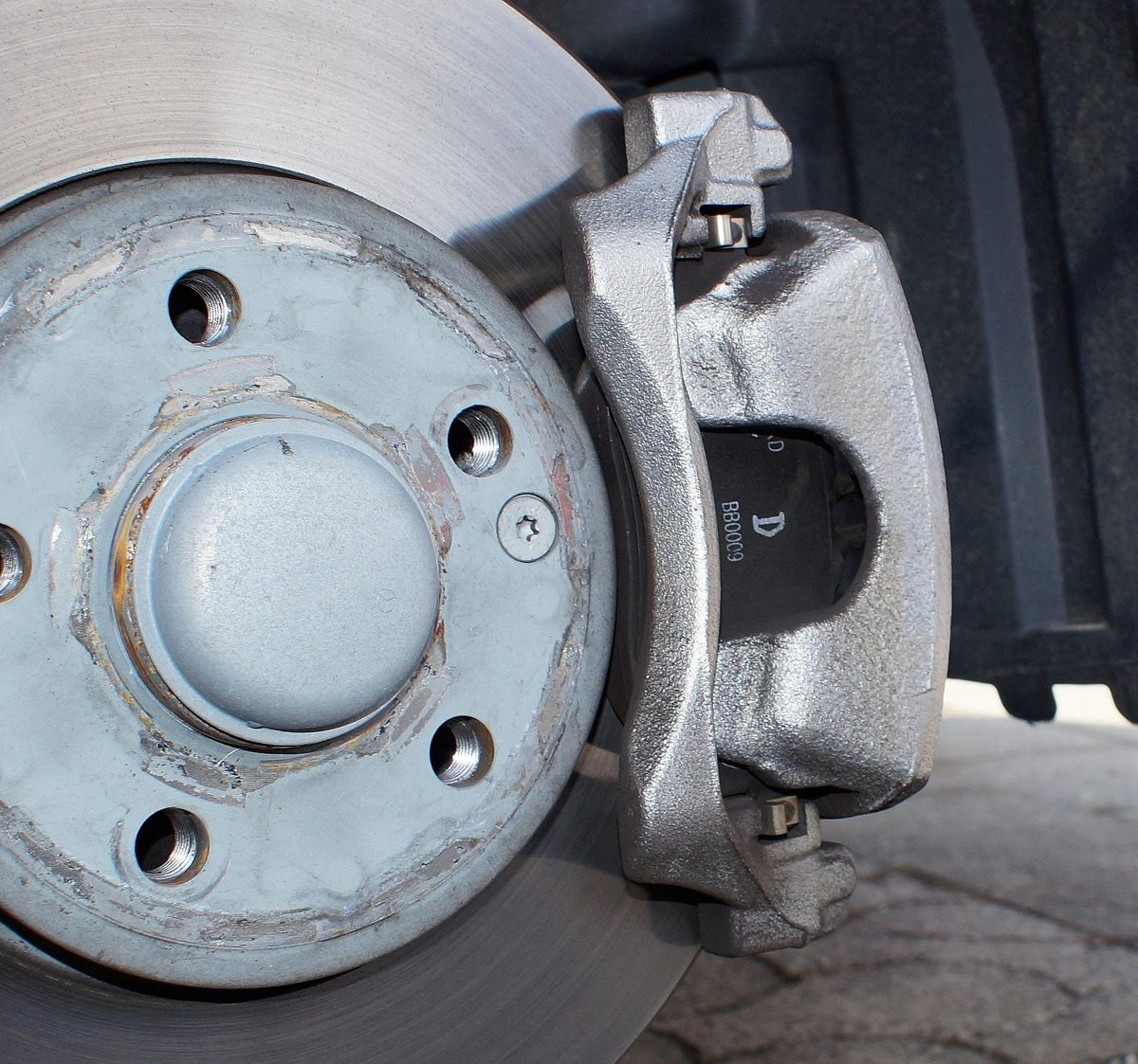 Brake caliper and rotor inspection — The Brakes Guy mobile brake service Los Angeles